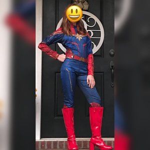 Women's Captain Marvel Avengers Costume SIZE S